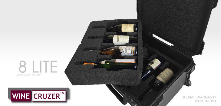 8 Bottle Wine Carriers WineCruzer Lite