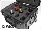 12 pack wine traveling case