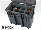 eight pack wine travel case